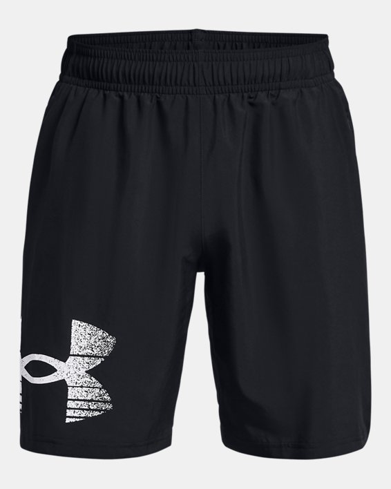 Men's UA Tech™ Woven Graphic Shorts in Black image number 4
